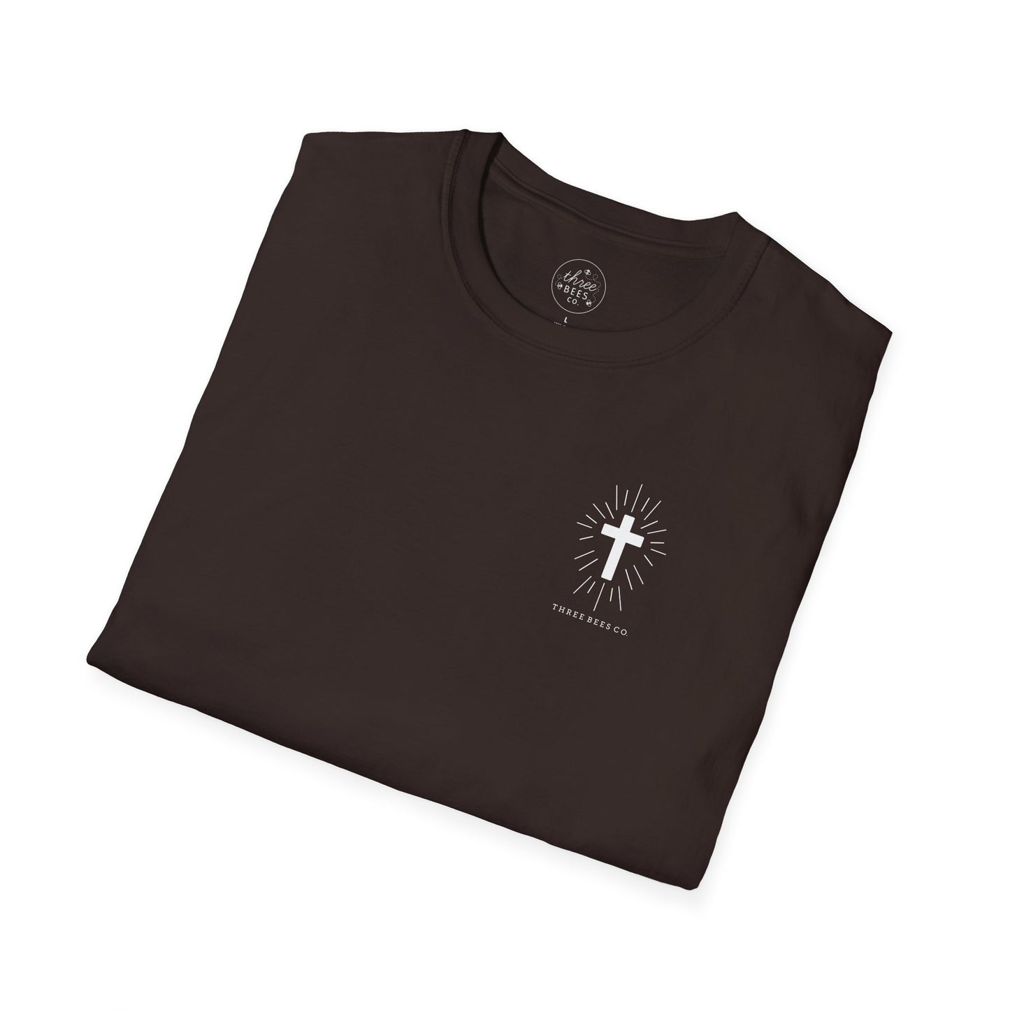 Three Bees Company Faith Unisex Softstyle T-Shirt, Inspirational Tee, Christian Apparel, Casual Faith Shirt, Gift for Believers, Bible Verse