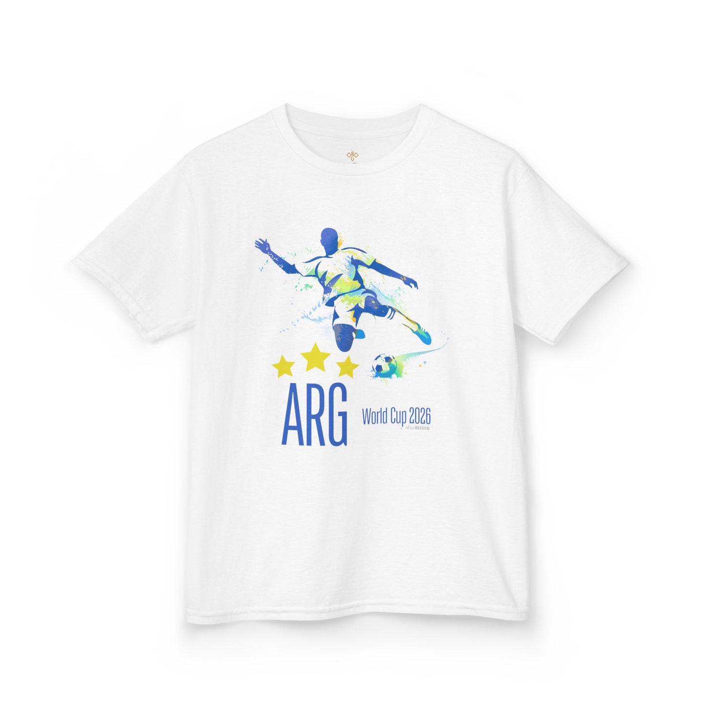Kids Soccer Argentina World Cup 2026 Hive Tee