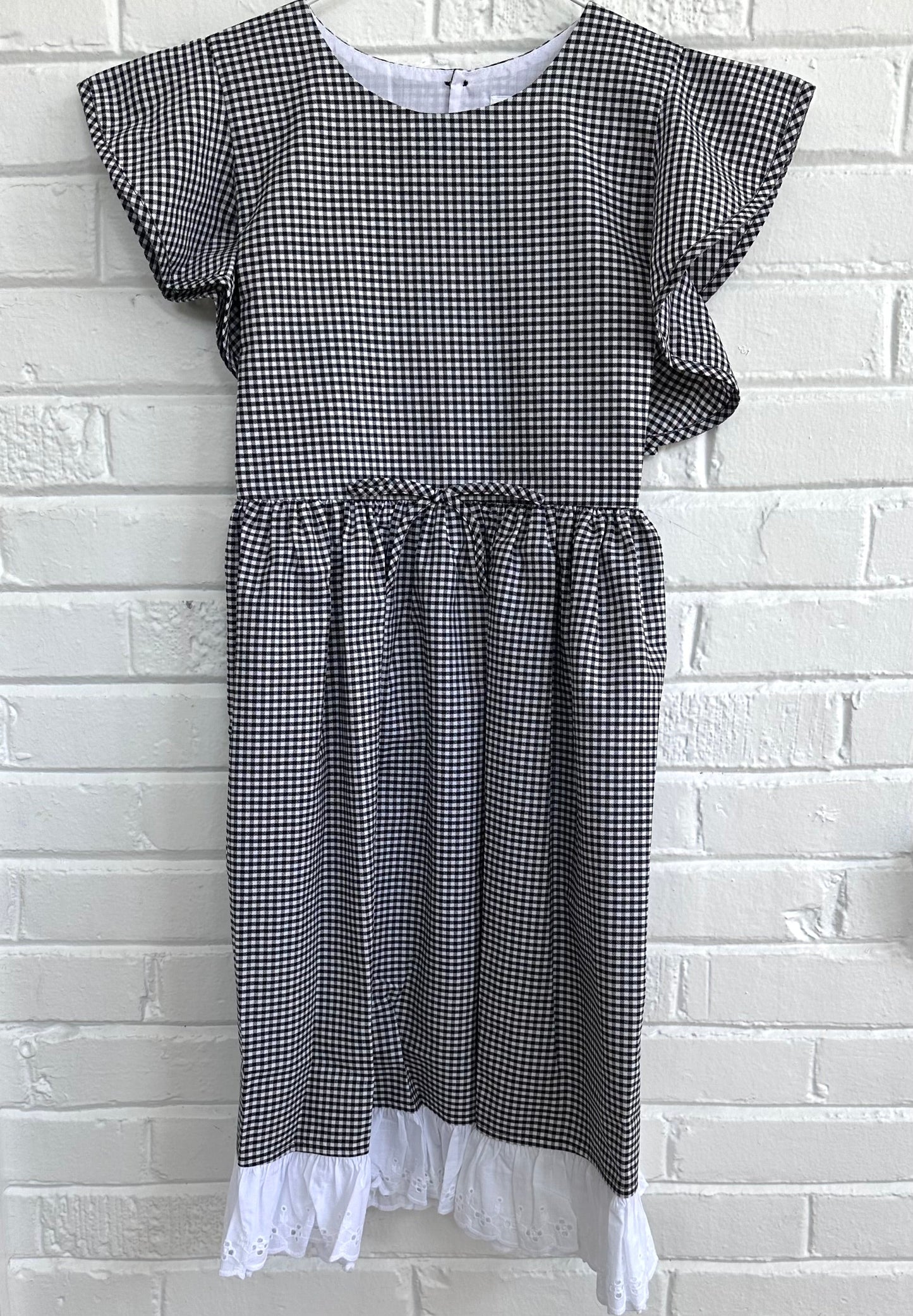 Black Gingham Elouise Top