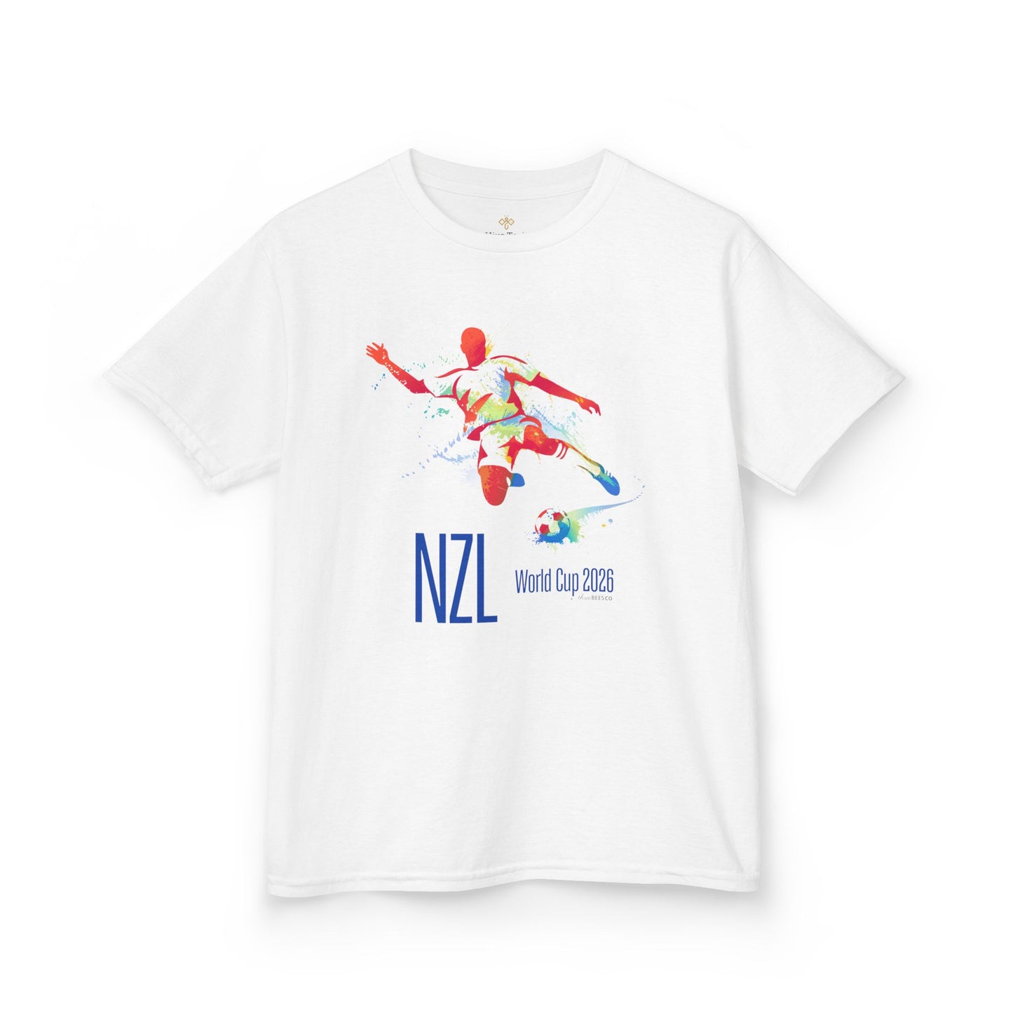 Kids Soccer New Zealand World Cup 2026 Hive Tee