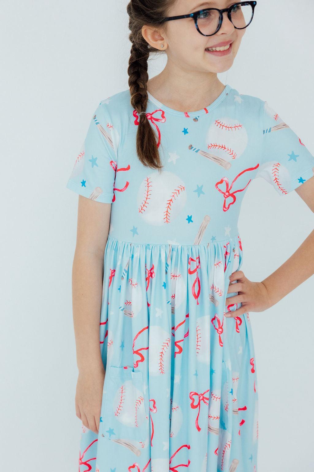 Grand Slam Glam S/S Pocket Twirl Dress 4T Grand Slam Glam S/S Pocket Twirl Dress 4T