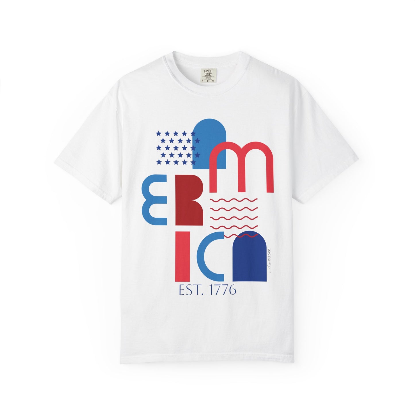 Patriotic America Graphic T-Shirt - 'EST. 1776' Unisex Tee