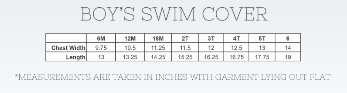 Boys Swim Cover Up