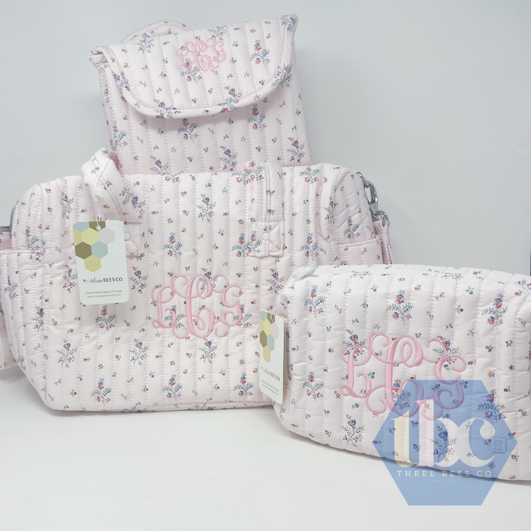 TRVL Quilted Stroller Bundle (3 piece)