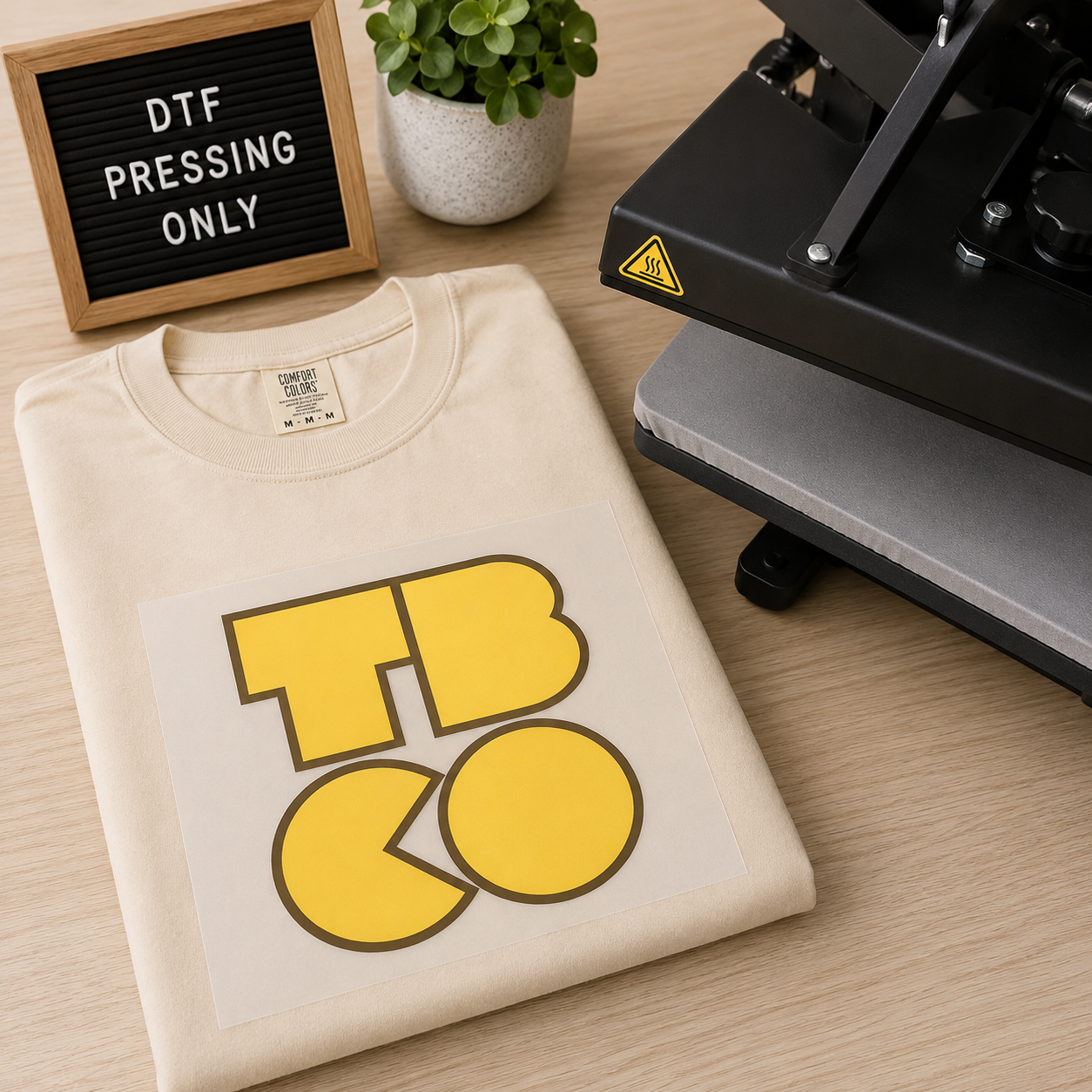 Local DTF Pressing Service Only