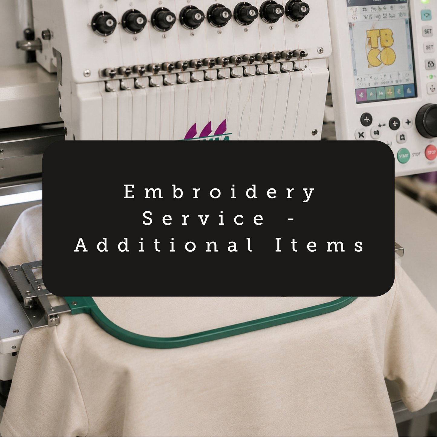 Embroidery Services - Additional Item