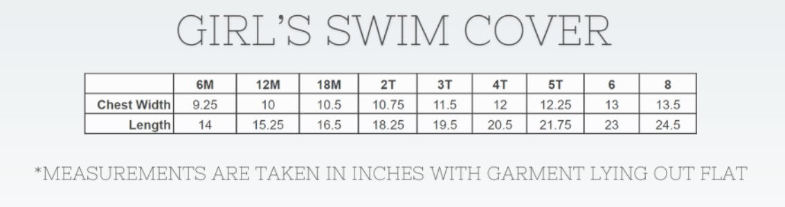Girls Swim Cover Up