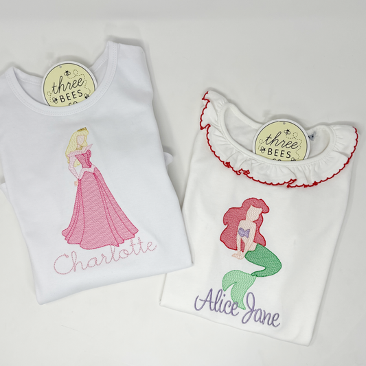 Princess Girls Embroidered Top