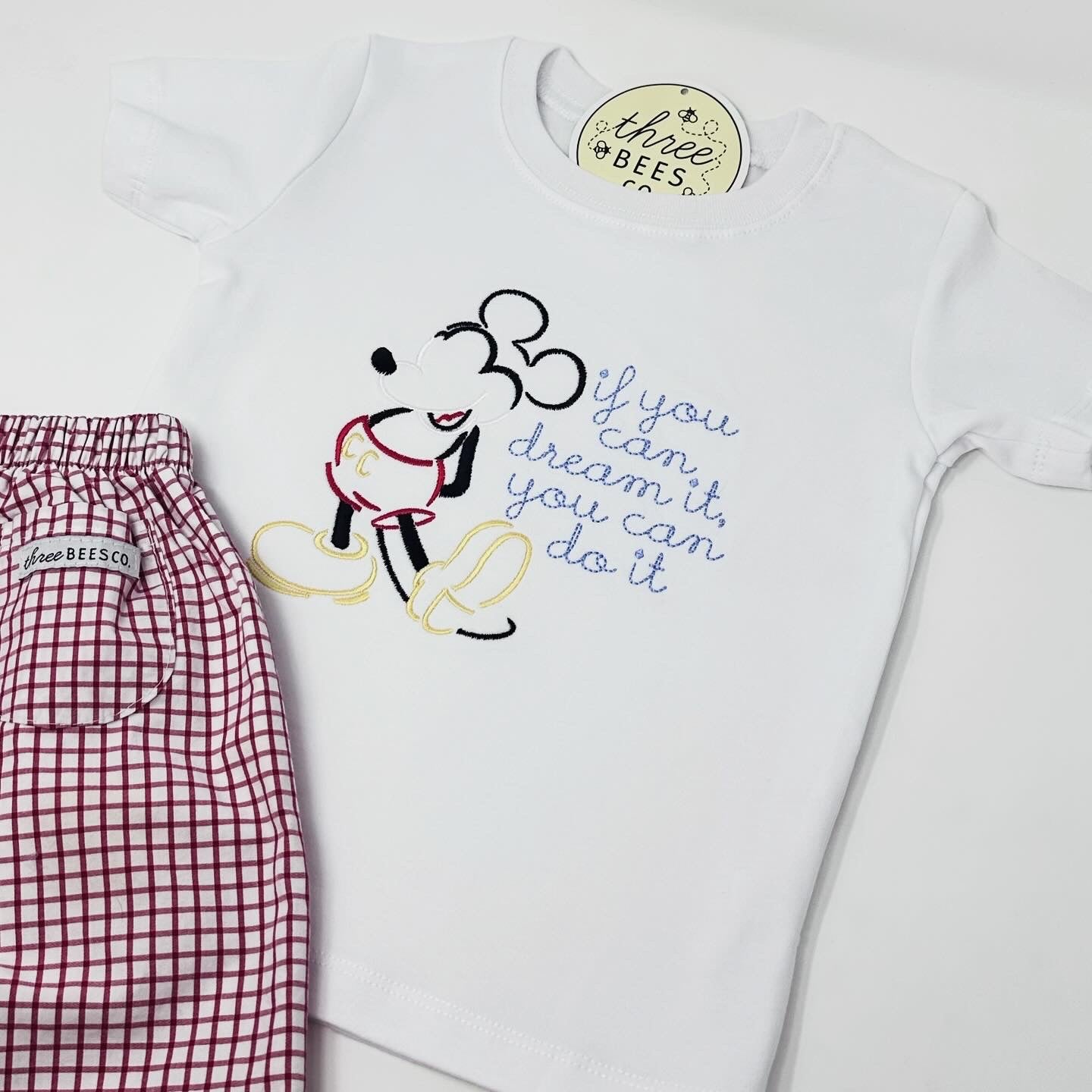 Mickey Mouse Quote Boys T-Shirt