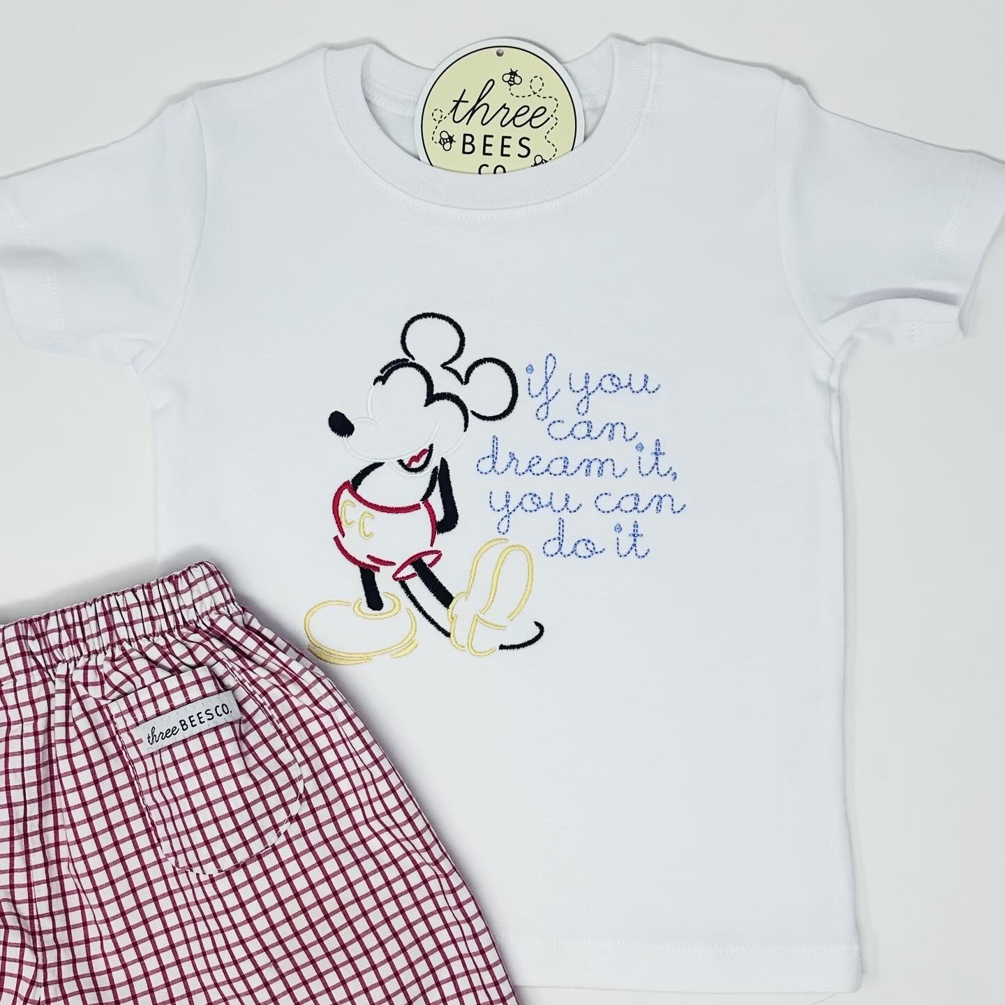 Mickey Mouse Quote Boys T-Shirt
