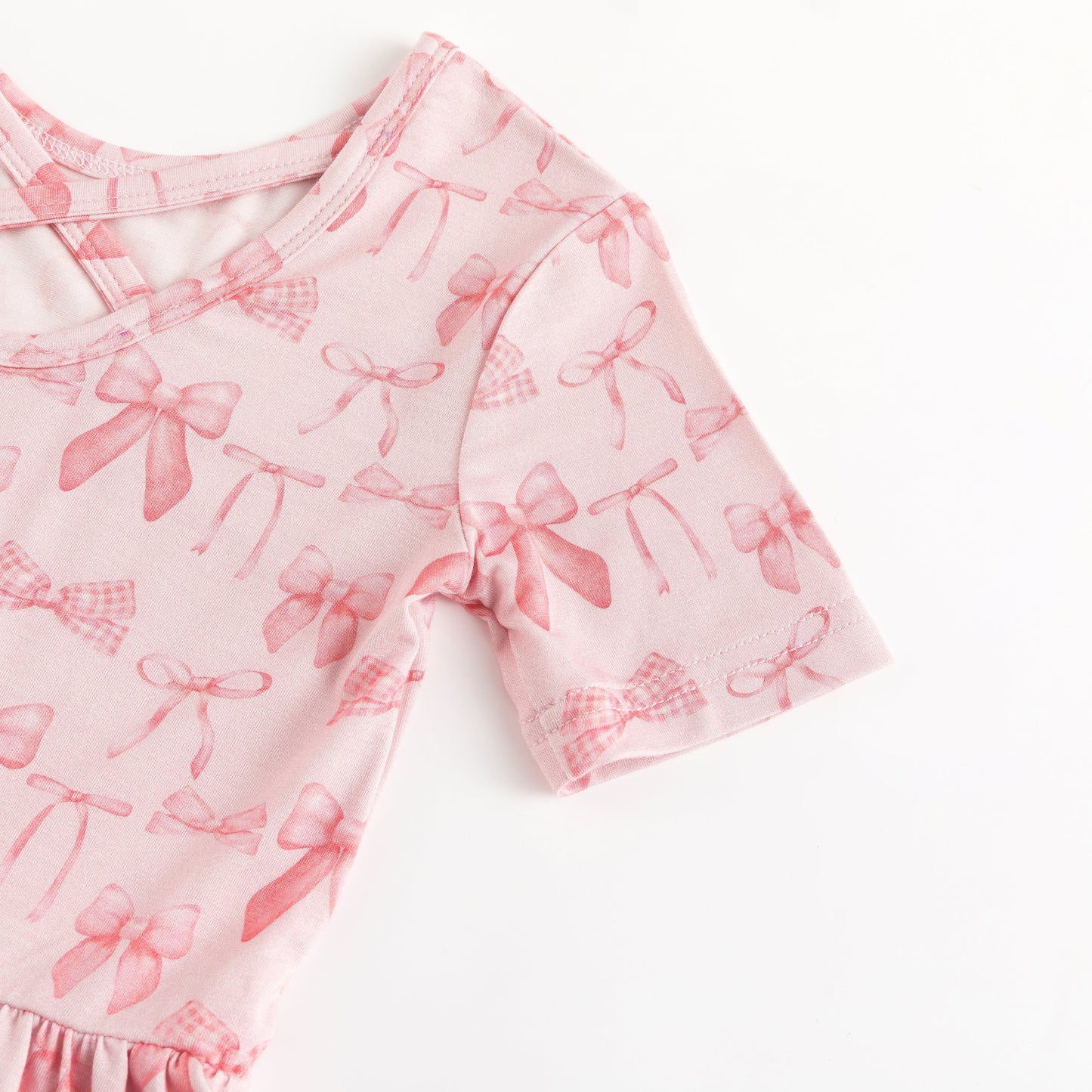 Pink Bows (Twirl Dress)