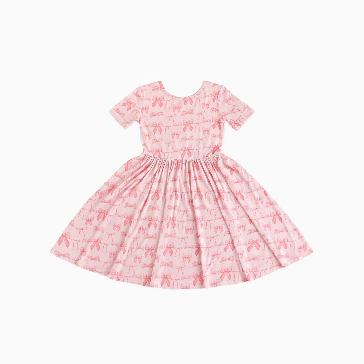 Pink Bows (Twirl Dress)