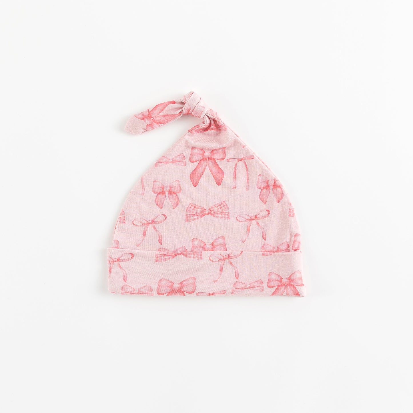 Pink Bows Knotted Hat