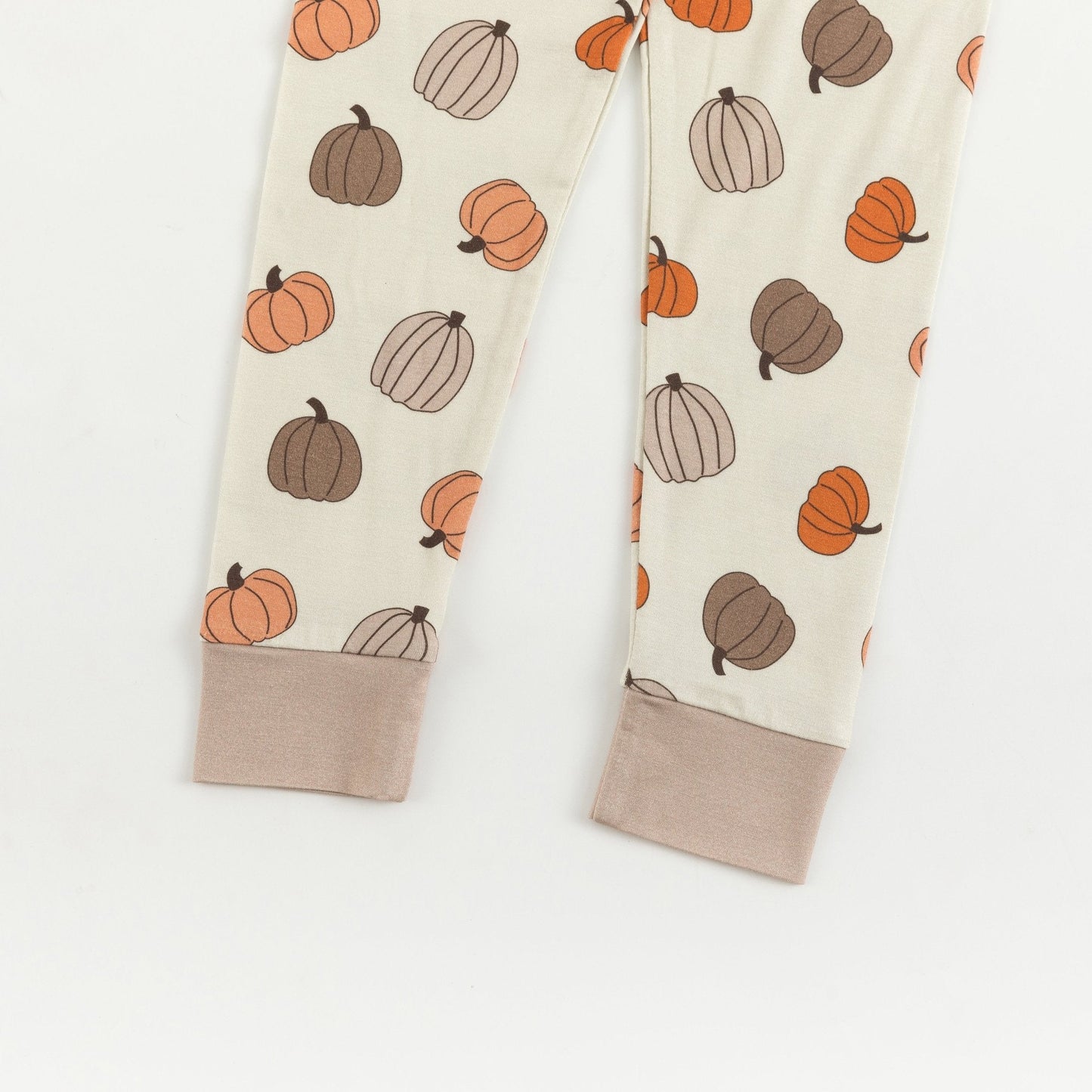 PREORDER - Pumpkins Beige (Long Sleeve PJ)