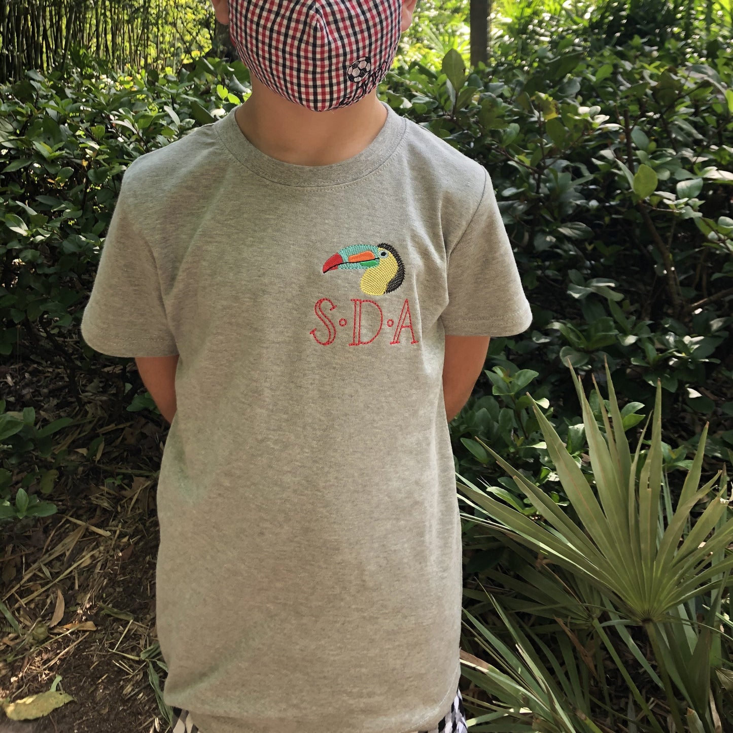 Mini Embroidery Design on Left Chest Boys T-Shirt