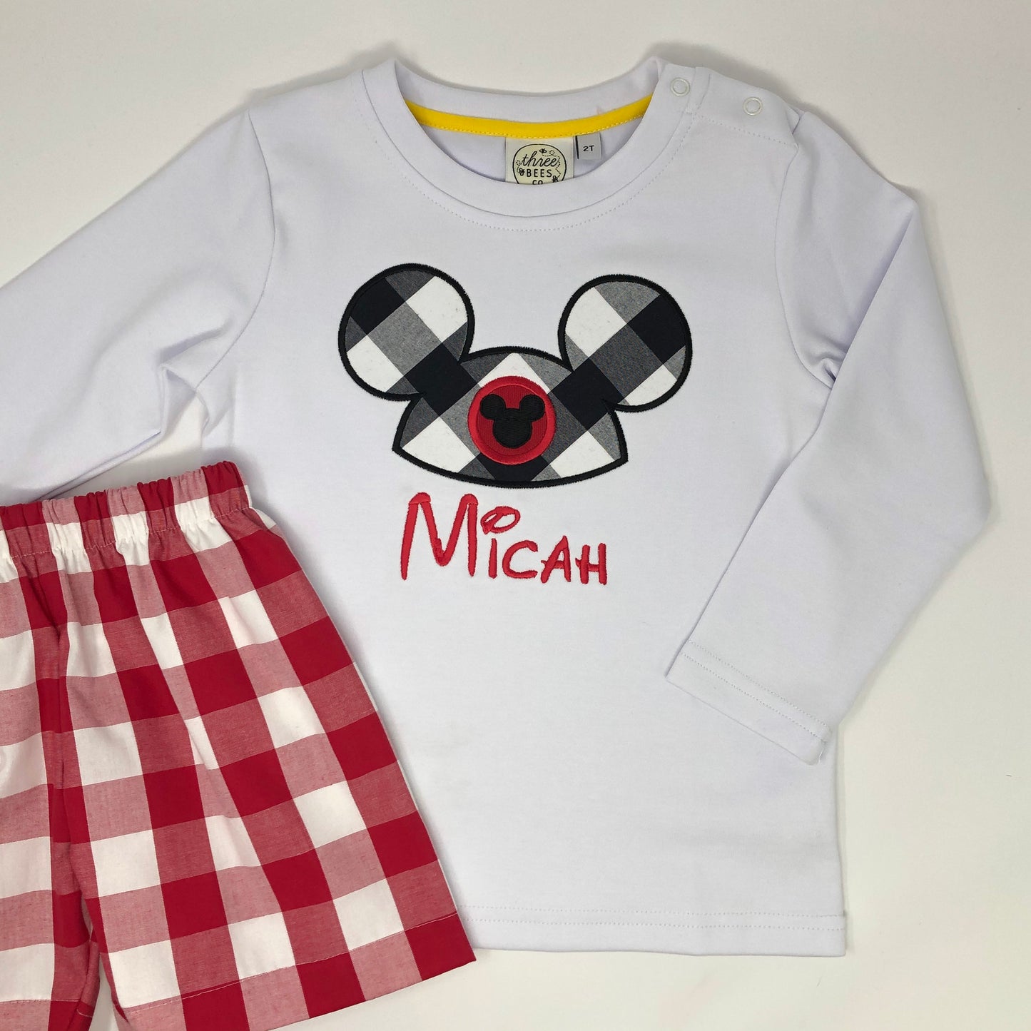 Mouse Club Boys Applique Boys T-Shirt