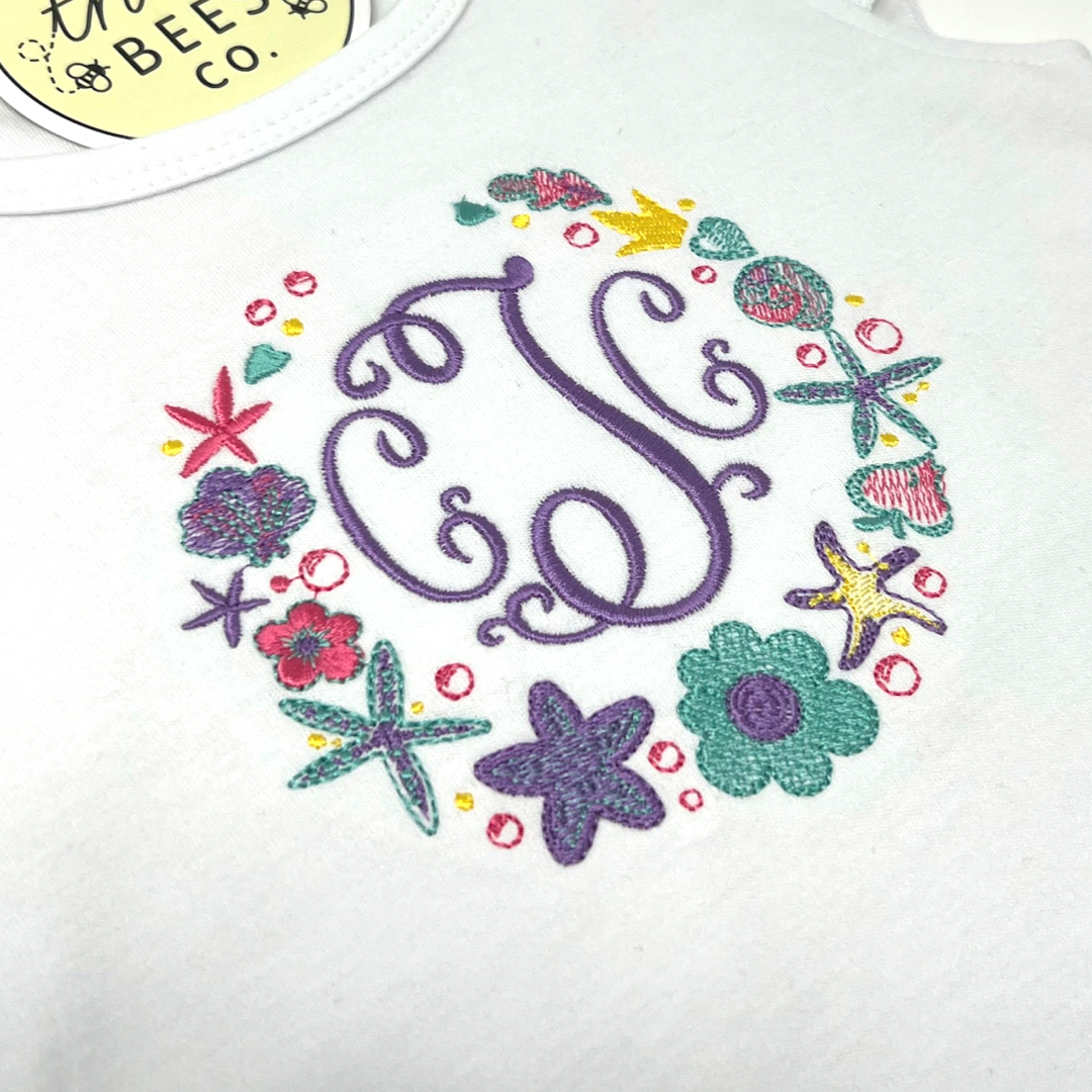 Under the Sea Monogram Frame