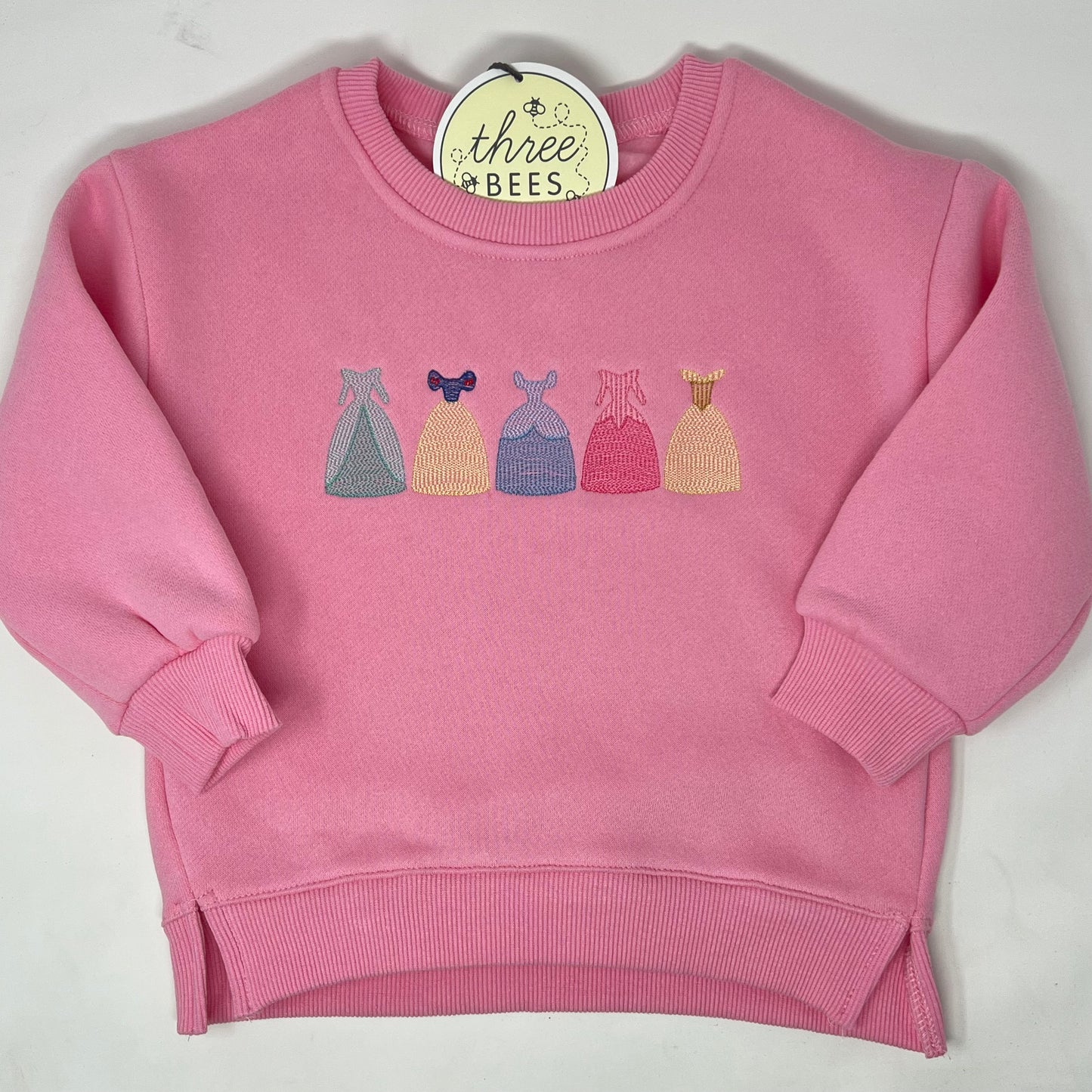 Princess Dress Embroidery Girls Top
