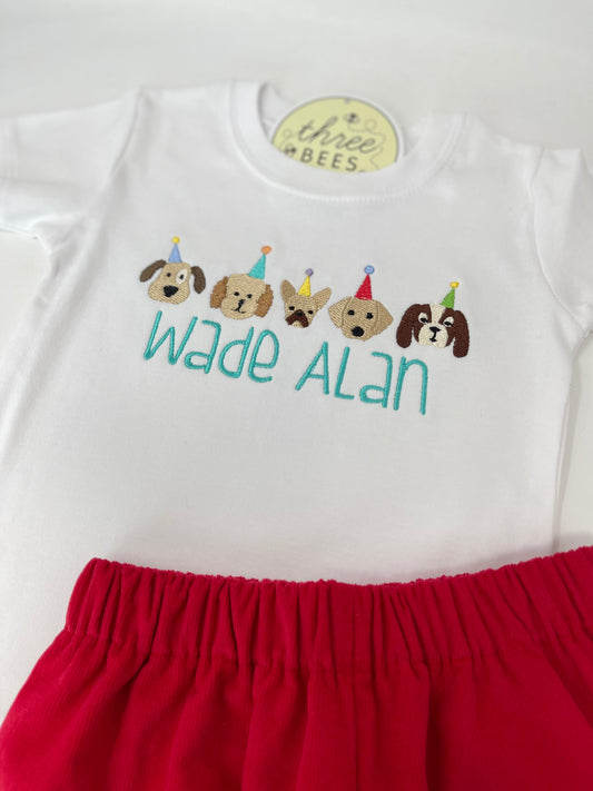 Puppy Dog Party Boys T-Shirt