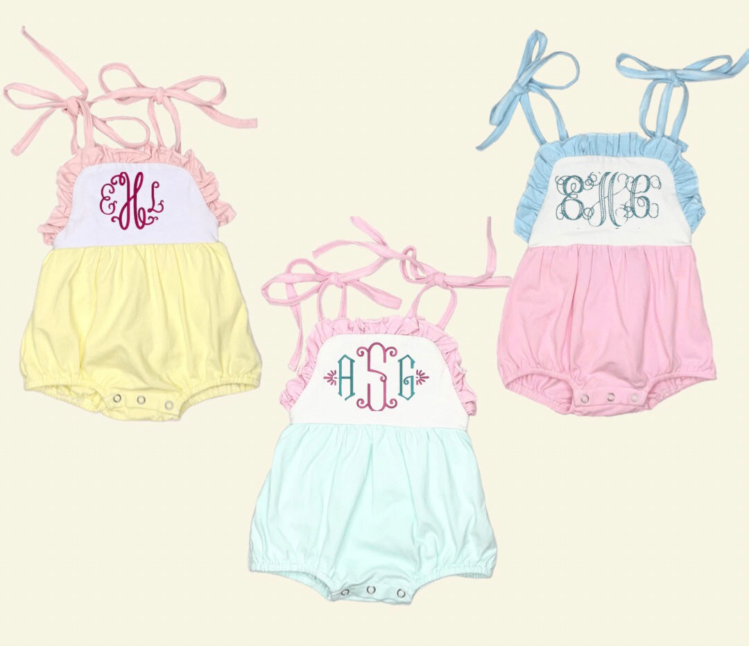 Ruffle Tie Sunsuit
