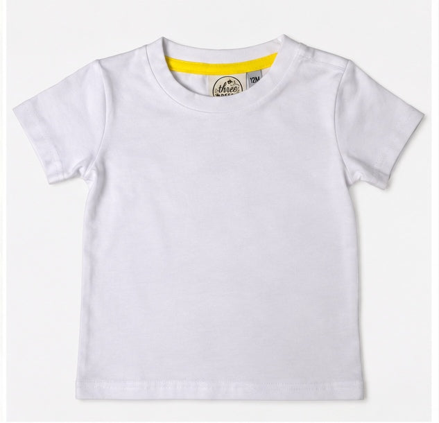 Boys Classic Short Sleeve Tee – White | Original Collection
