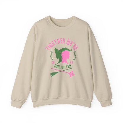 Wicked Together We're Unlimited Unisex Adult Crewneck Sweatshirt