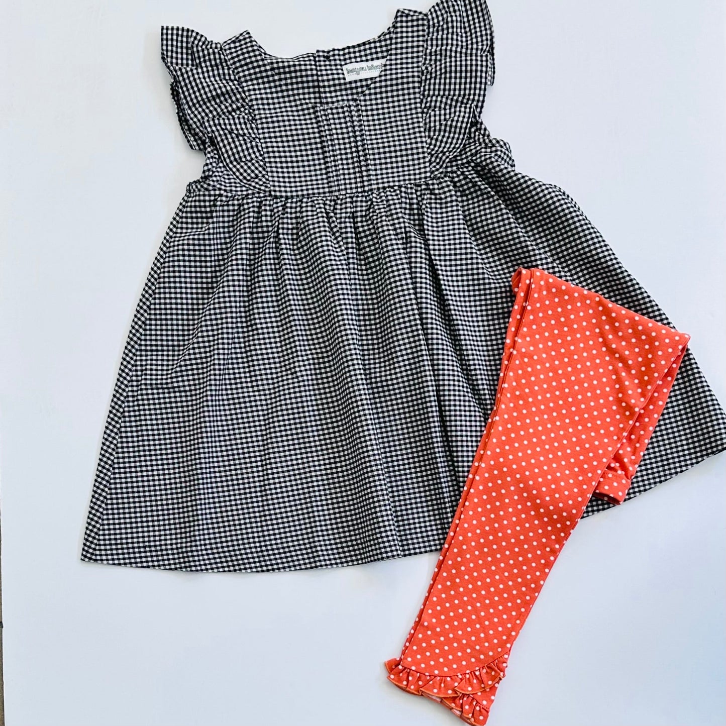 Black Gingham Elouise Top