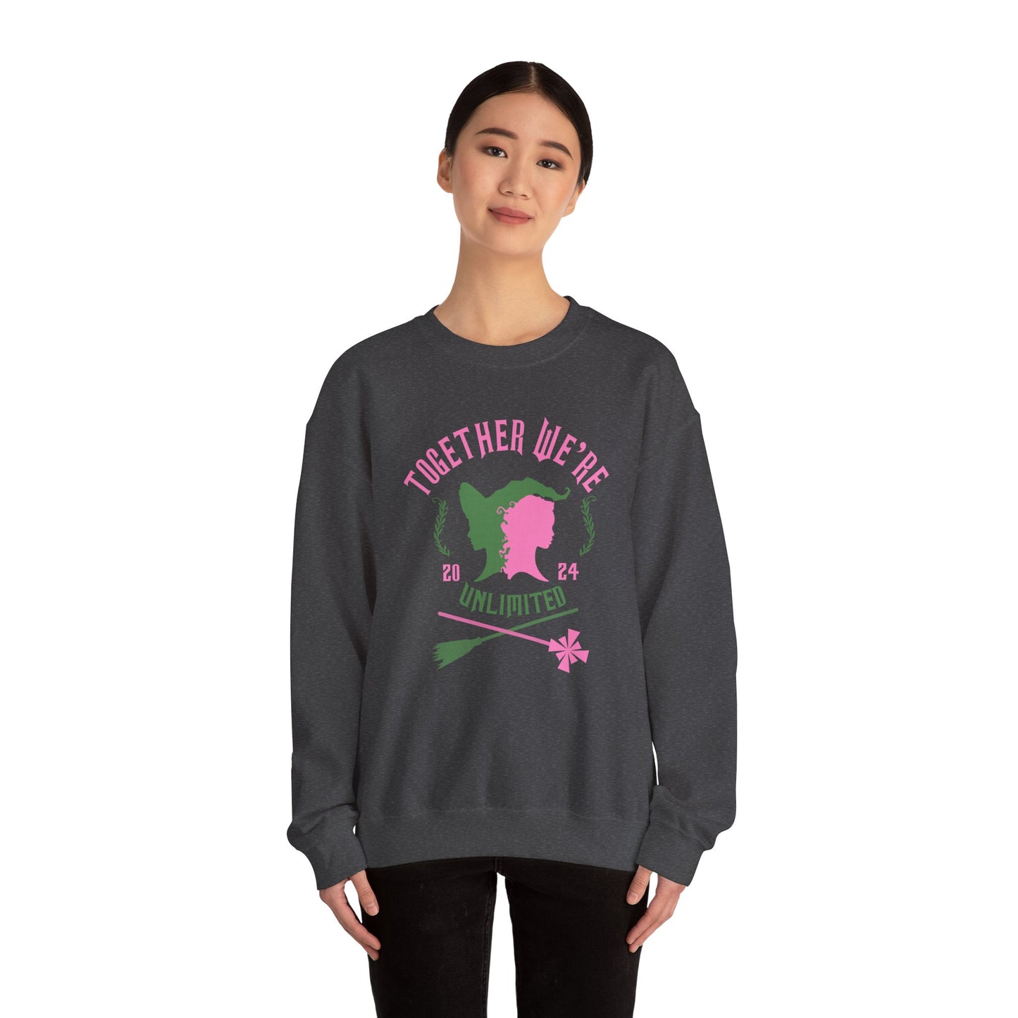 Wicked Together We're Unlimited Unisex Adult Crewneck Sweatshirt