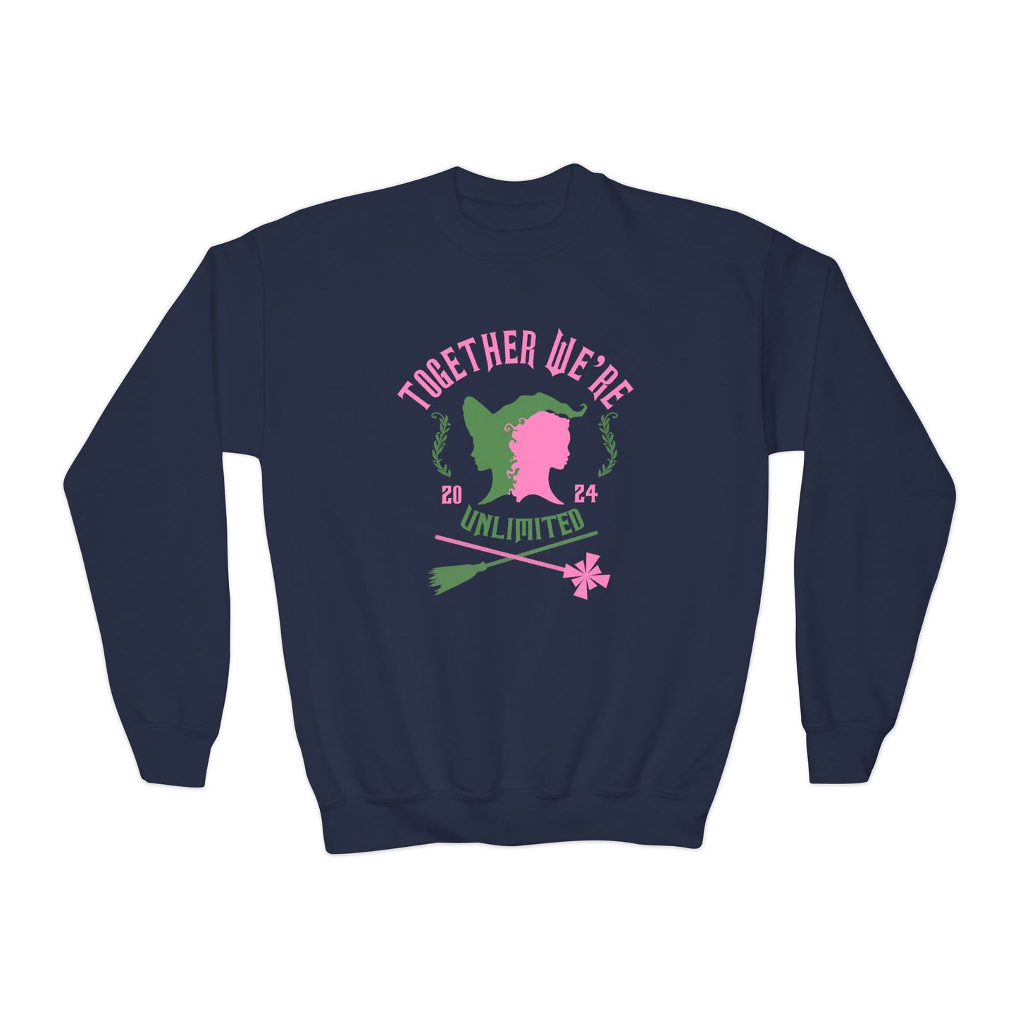 Wicked Together We're Unlimited Unisex Kids Crewneck Sweatshirt