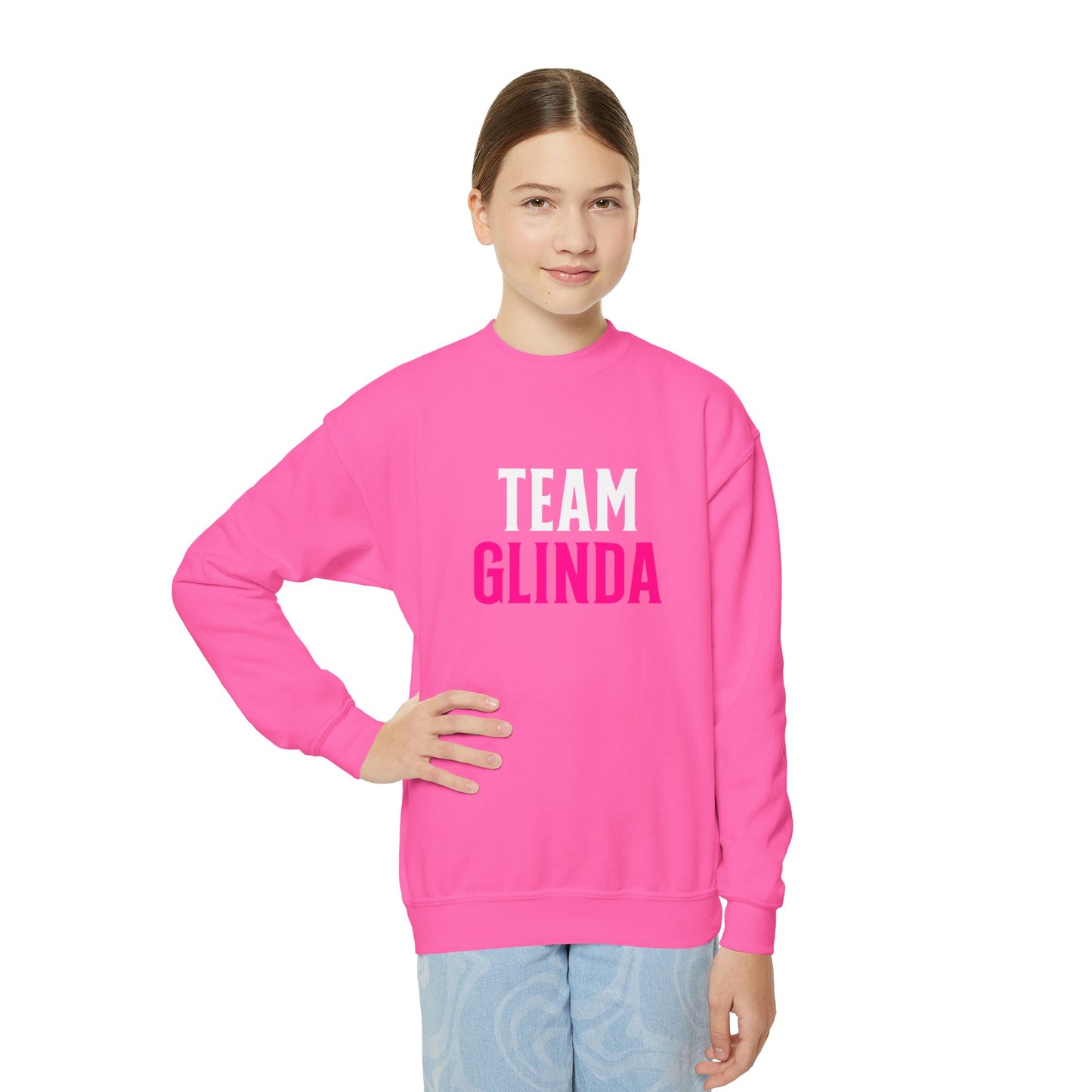 Team Glinda Unisex Kids Crewneck Sweatshirt