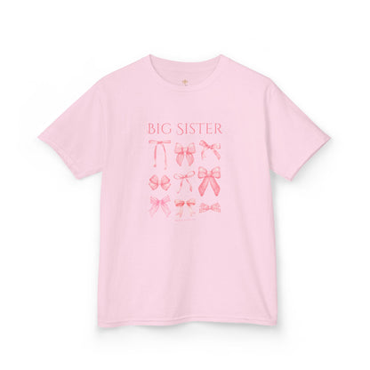 Bee the Best Big Sister Girls Short Sleeve Youth Hive Tee