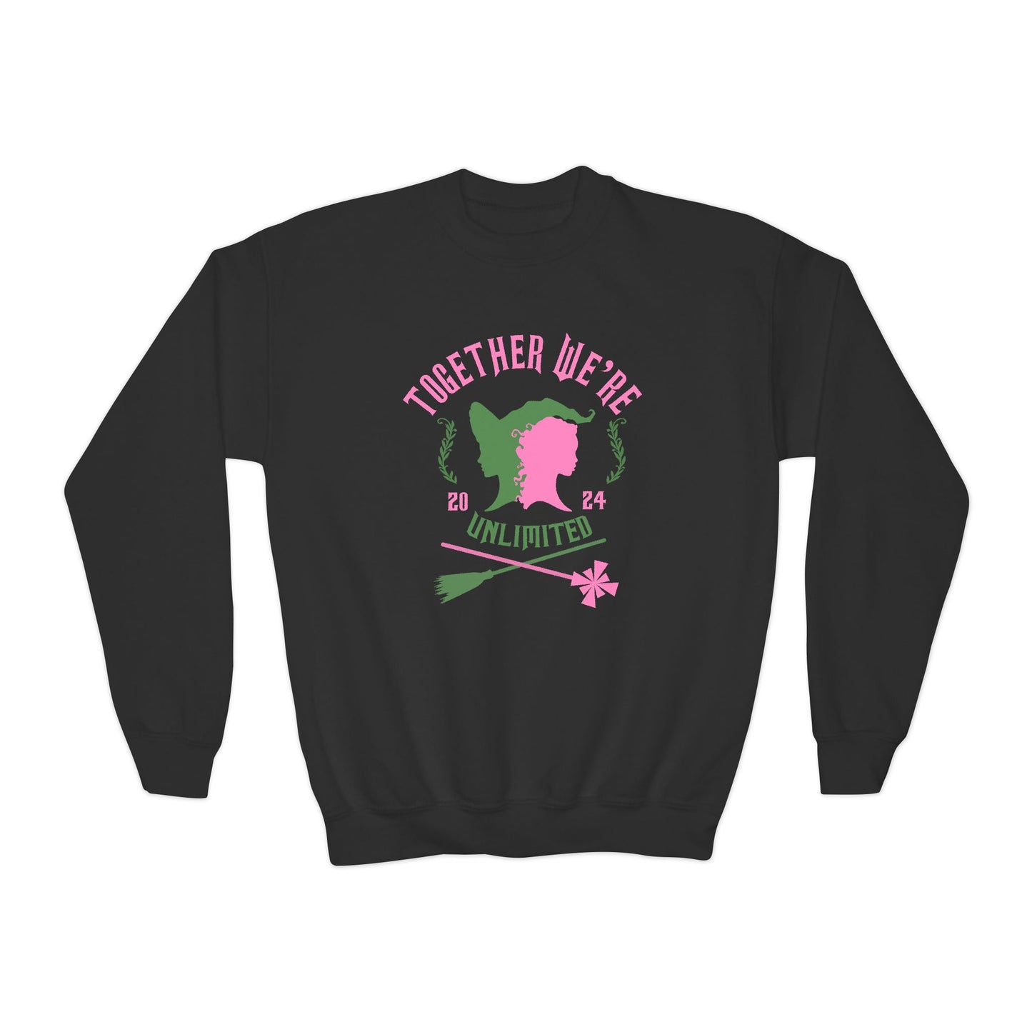 Wicked Together We're Unlimited Unisex Kids Crewneck Sweatshirt