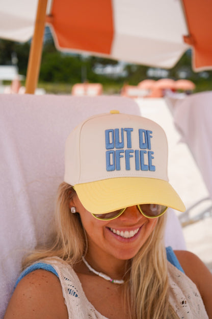 Out of Office - Butter Yellow Trucker Hat