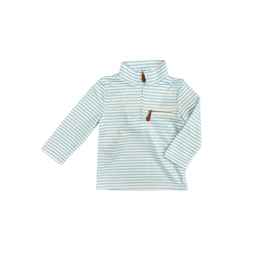 Hazel Blue Light Blue Stripe Pullover