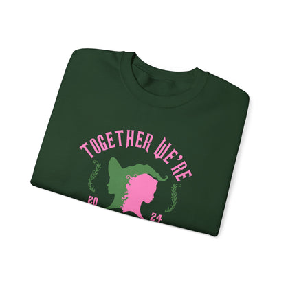 Wicked Together We're Unlimited Unisex Adult Crewneck Sweatshirt