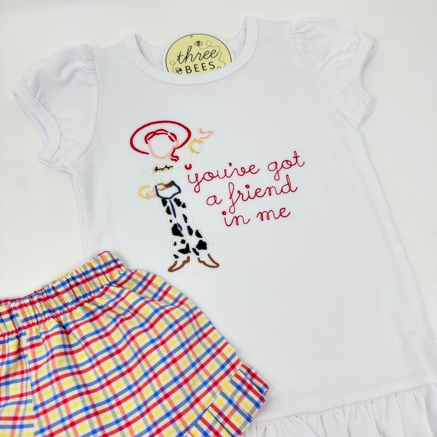 Jessie Cowgirl Quote Girls Top