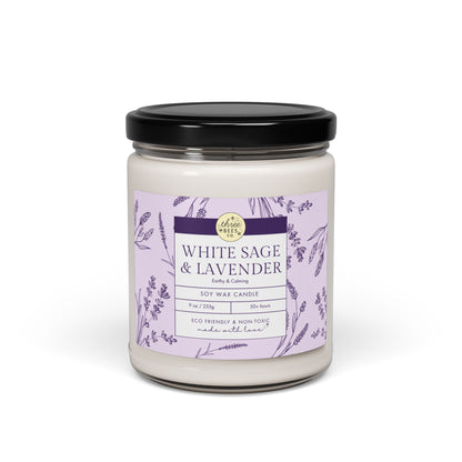 Three Bees Scented Soy Candle - 9oz