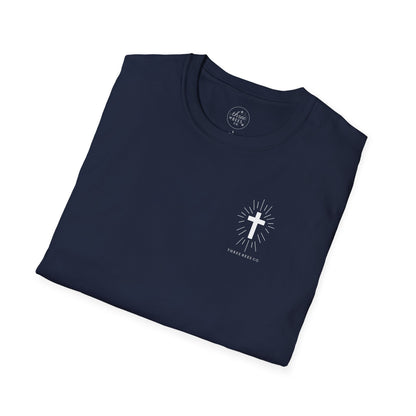 Three Bees Company Faith Unisex Softstyle T-Shirt, Inspirational Tee, Christian Apparel, Casual Faith Shirt, Gift for Believers, Bible Verse