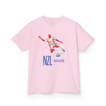 Kids Soccer New Zealand World Cup 2026 Hive Tee