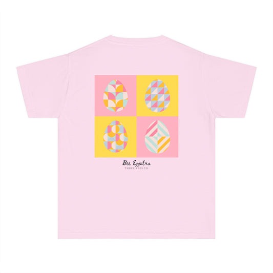 Bee Eggstra Girls Short Sleeve Youth Hive Tee