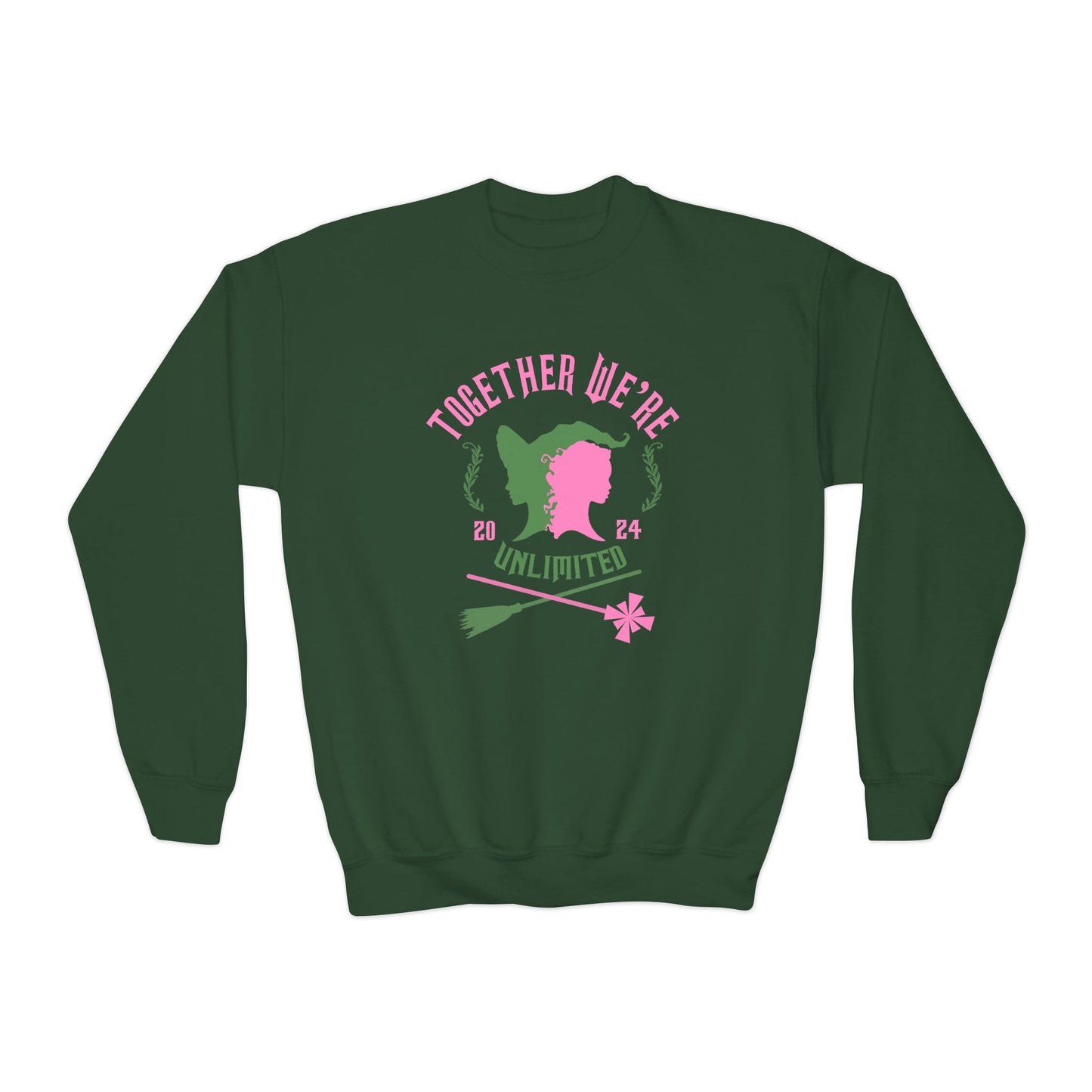 Wicked Together We're Unlimited Unisex Kids Crewneck Sweatshirt
