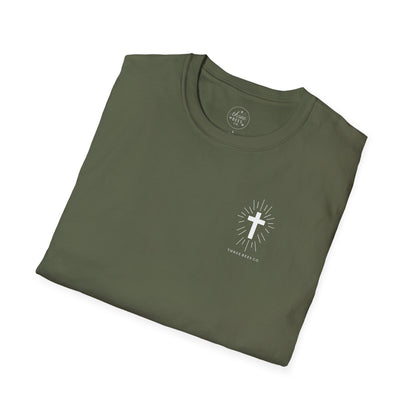 Three Bees Company Faith Unisex Softstyle T-Shirt, Inspirational Tee, Christian Apparel, Casual Faith Shirt, Gift for Believers, Bible Verse
