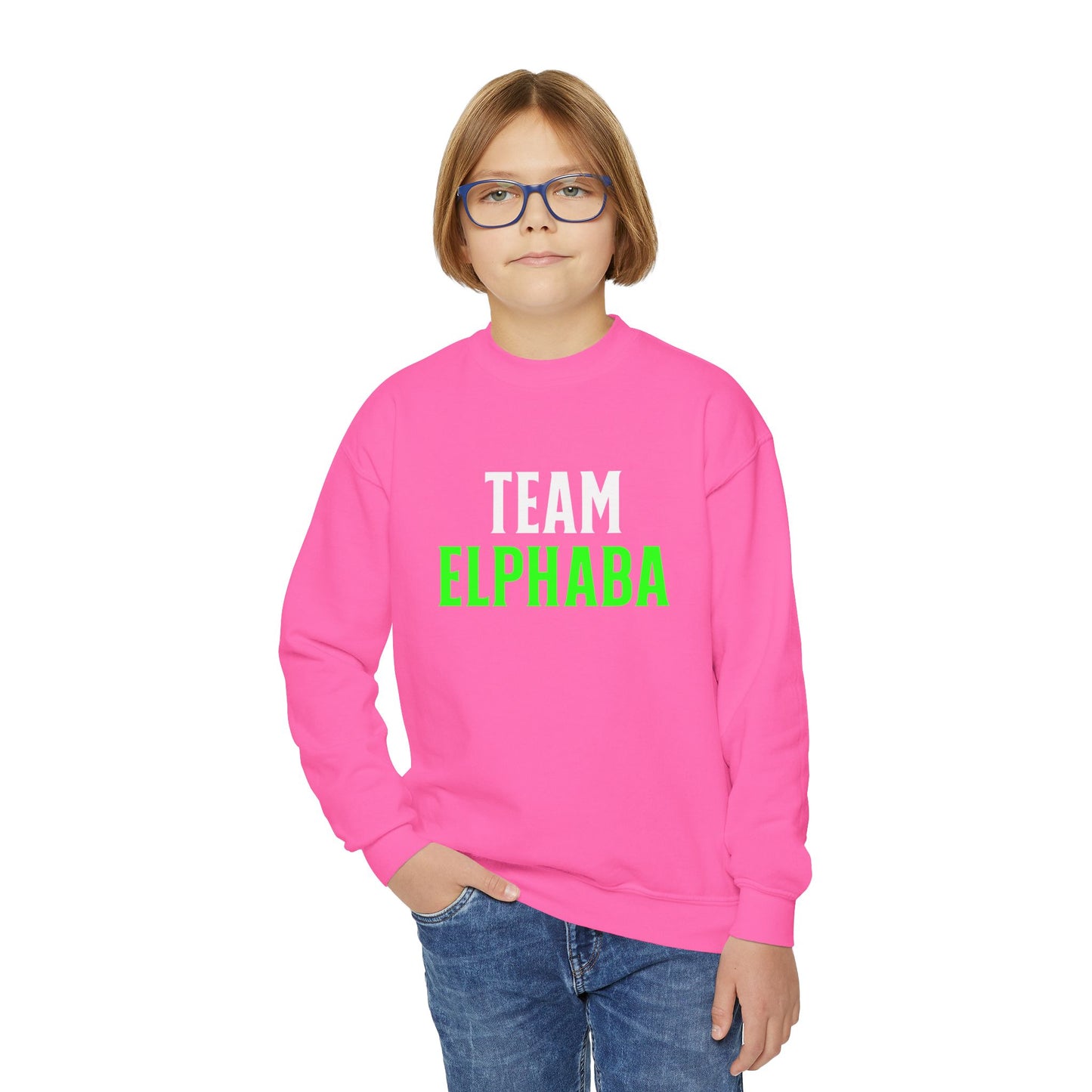 Team Elphaba Unisex Kids Crewneck Sweatshirt