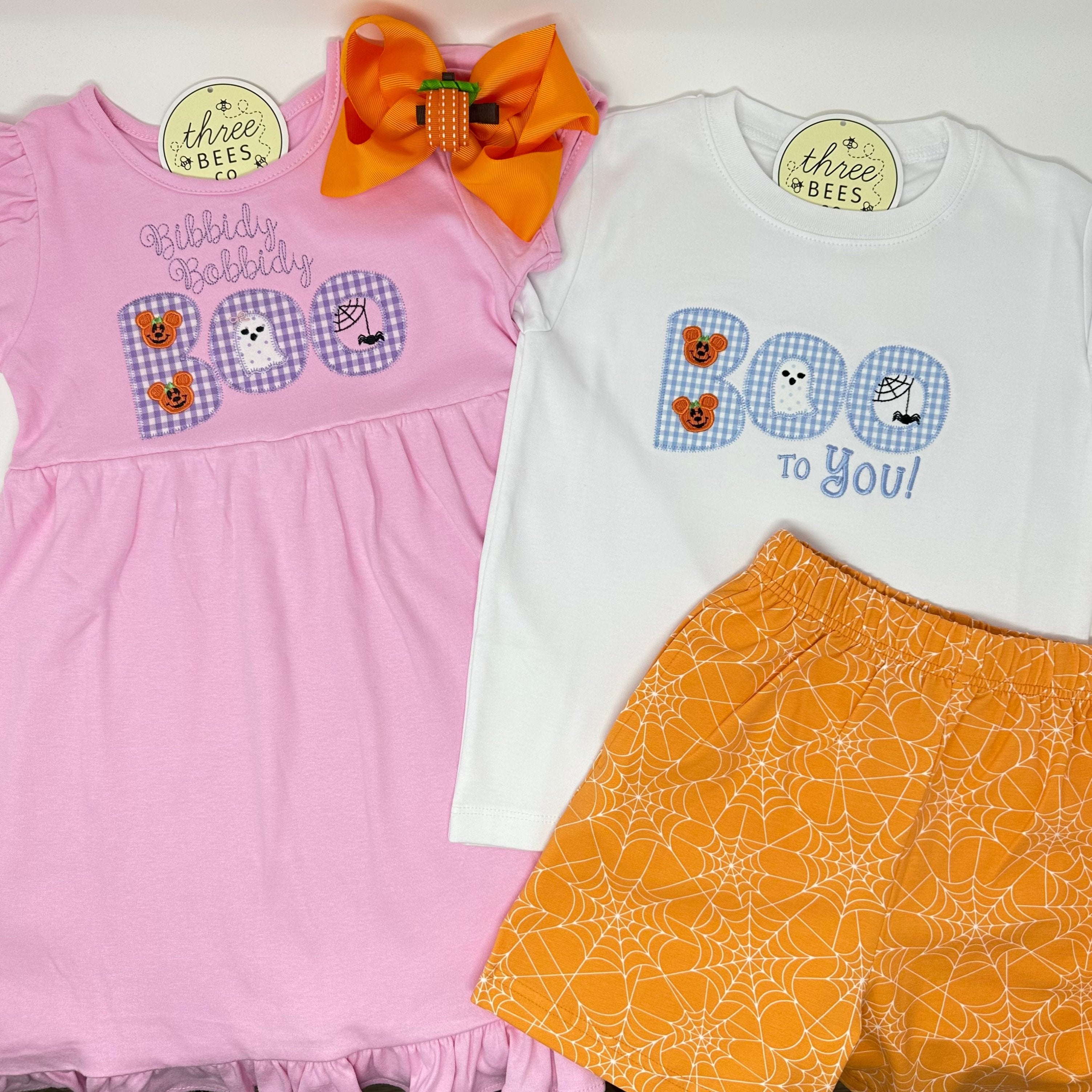 Boo To You Boys Applique T-Shirt