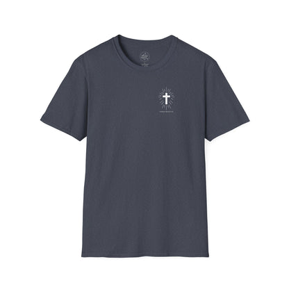 Three Bees Company Faith Unisex Softstyle T-Shirt, Inspirational Tee, Christian Apparel, Casual Faith Shirt, Gift for Believers, Bible Verse