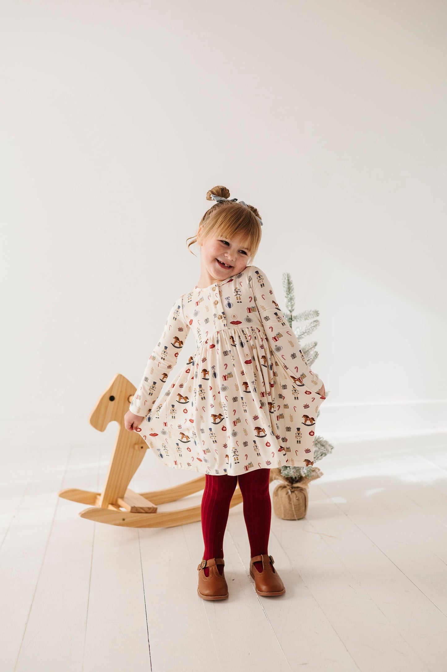 Long Sleeve Henley Dress