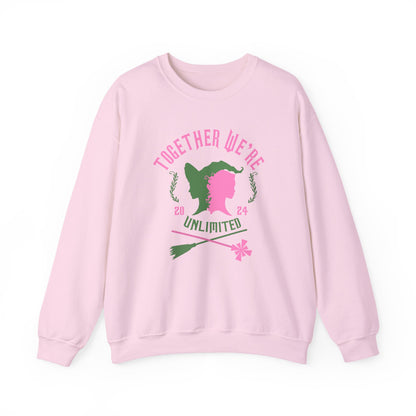 Wicked Together We're Unlimited Unisex Adult Crewneck Sweatshirt