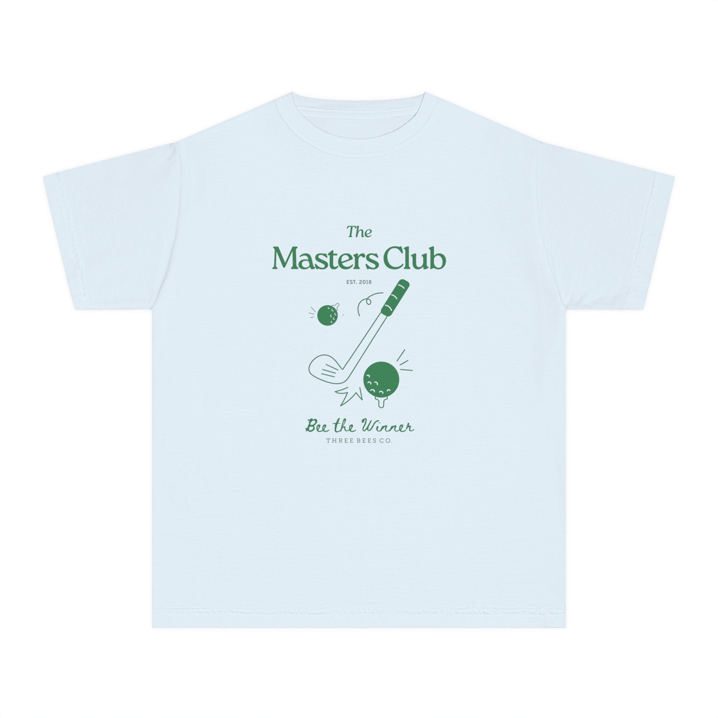 Bee The Winner The Masters Club Boys Short Sleeve Youth Hive Tee