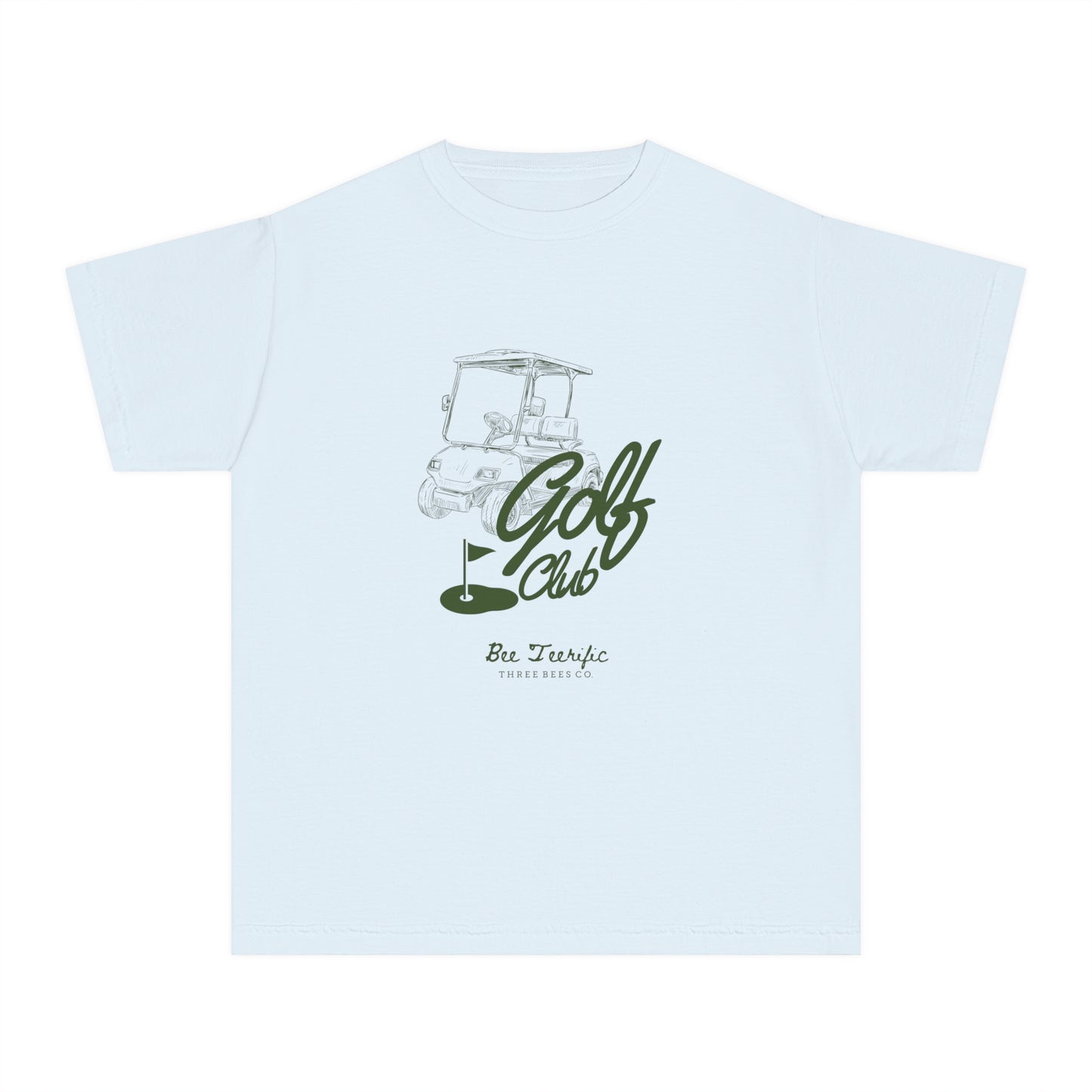 Bee Teerific Green Golf Club Short Sleeve Youth Hive Tee