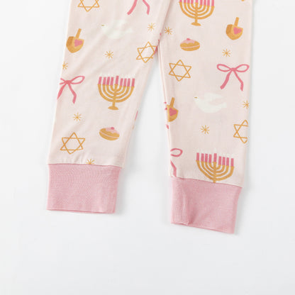 Pretty In Hanukkah (Long Sleeve PJ)